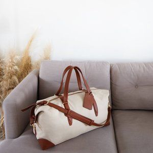 NWT Henny + Lev Canvas Weekender